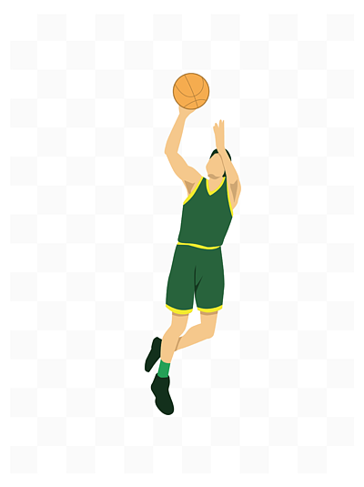 篮球运动员动漫人物图片