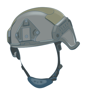 头盔插画005在各种行动中的卡通士兵有武器的军人军队矢量集的人军事