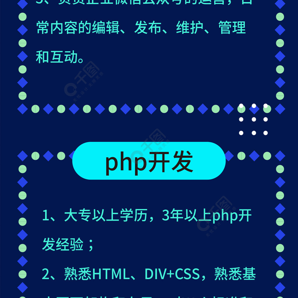 蓝色科技渐变扁平几何信息长图2年前发布