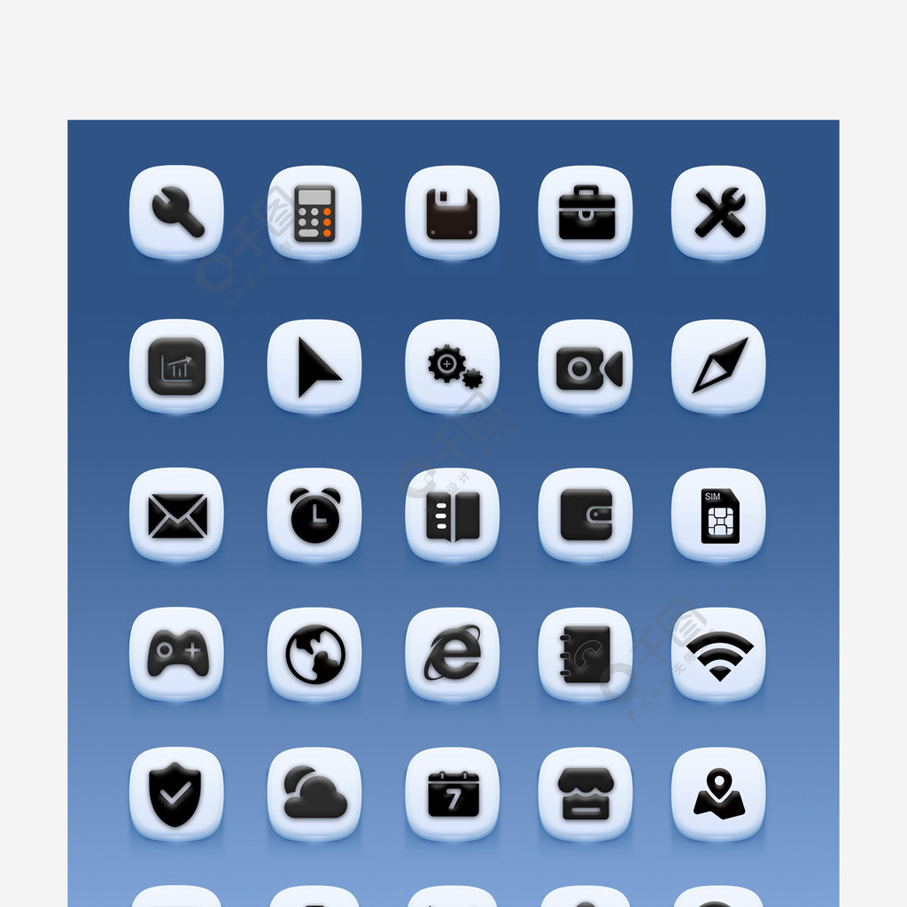手機app圖標合集