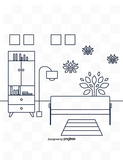 样板间简笔画图片