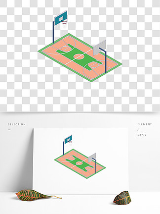 【篮球场矢量】图片免费下载
