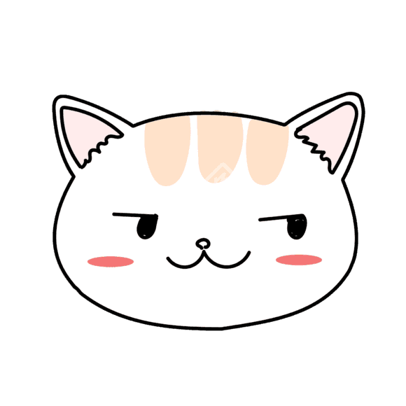 卡通可爱猫头猫咪动物表情gif动态图