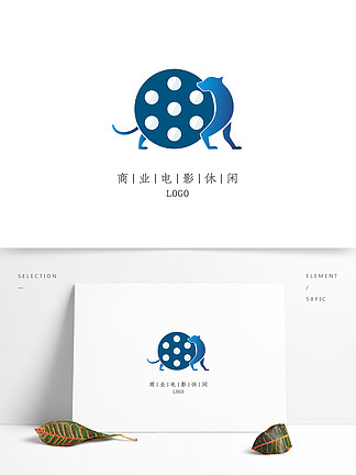 商業電影休閒logo