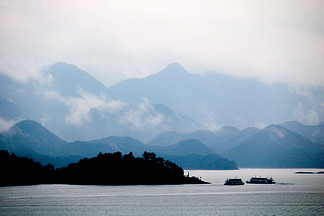 千岛<i>湖</i><i>江</i>河<i>湖</i><i>海</i>岛屿风景
