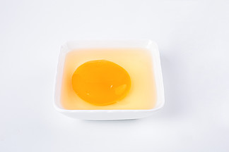 鸡蛋高清摄影蛋清蛋黄打开的鸡蛋
