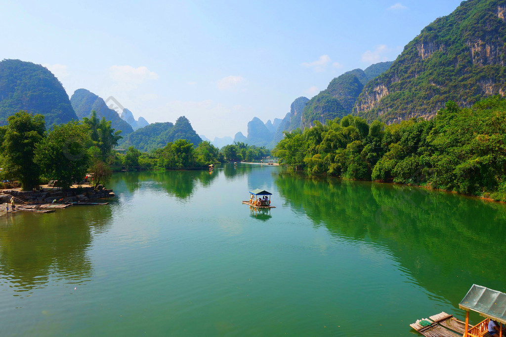 灕江風景自然風景江河湖海攝影圖