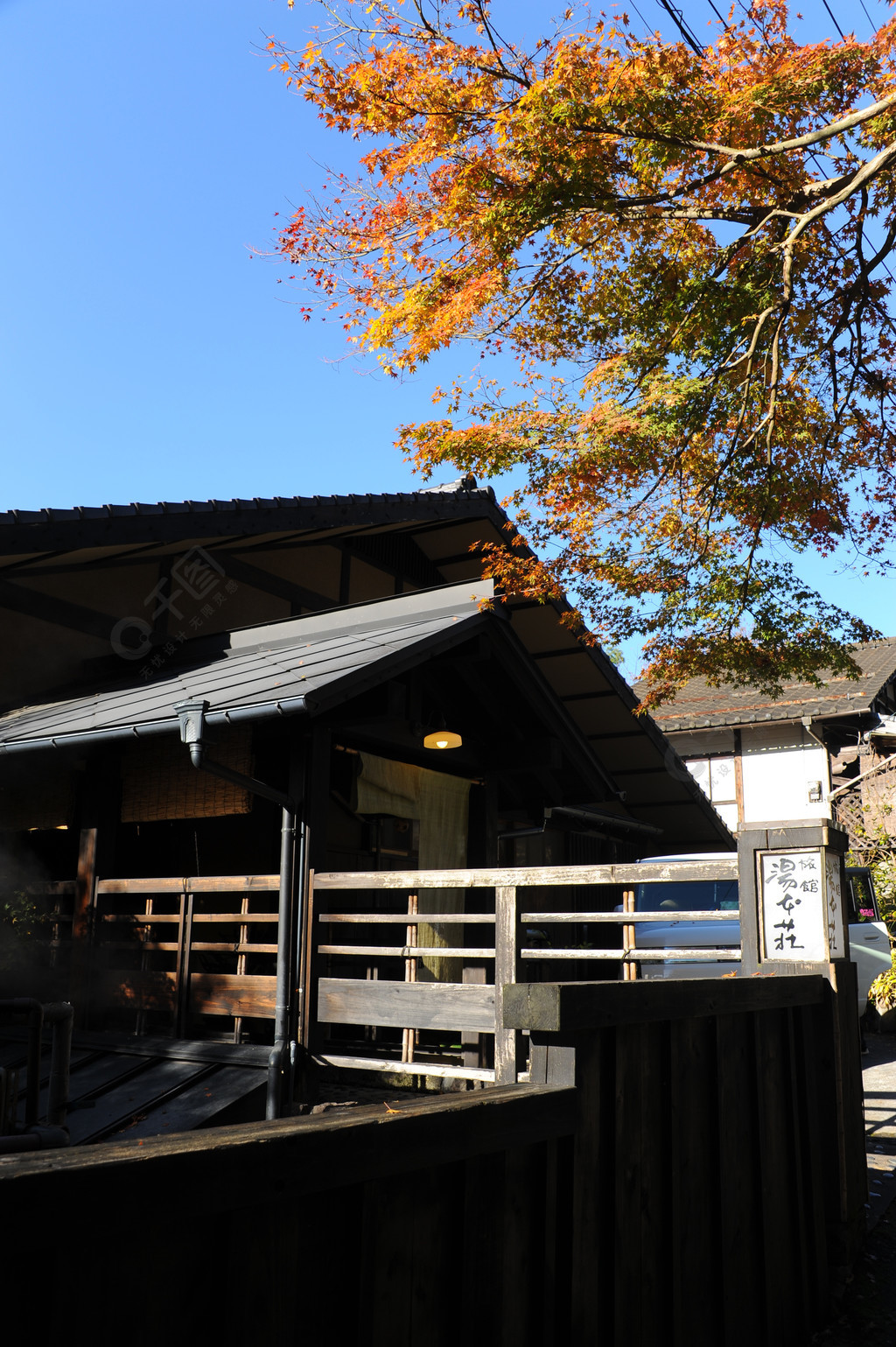 日本熊本縣黑川溫泉街景黑川溫泉