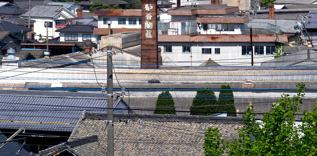 日本佐賀縣有田町陶山神社眺望有田市