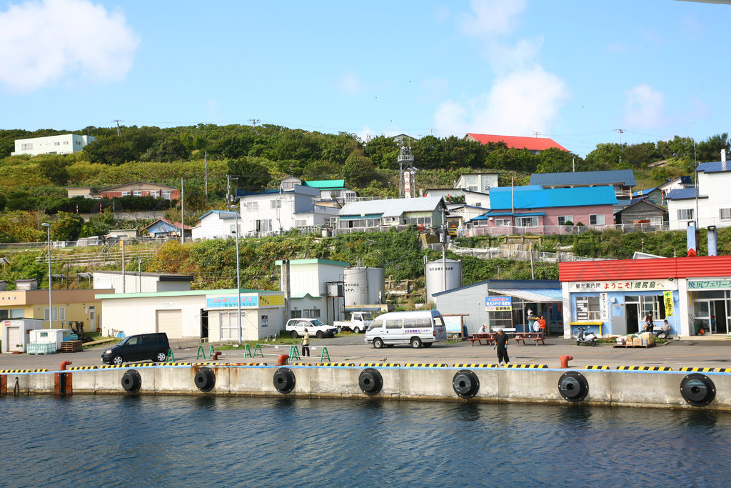 日本北海道道北燒尻島燒尻島景色