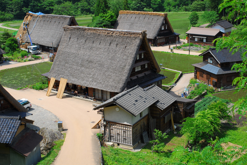 日本富山縣富山縣菅沼合掌造り聚落