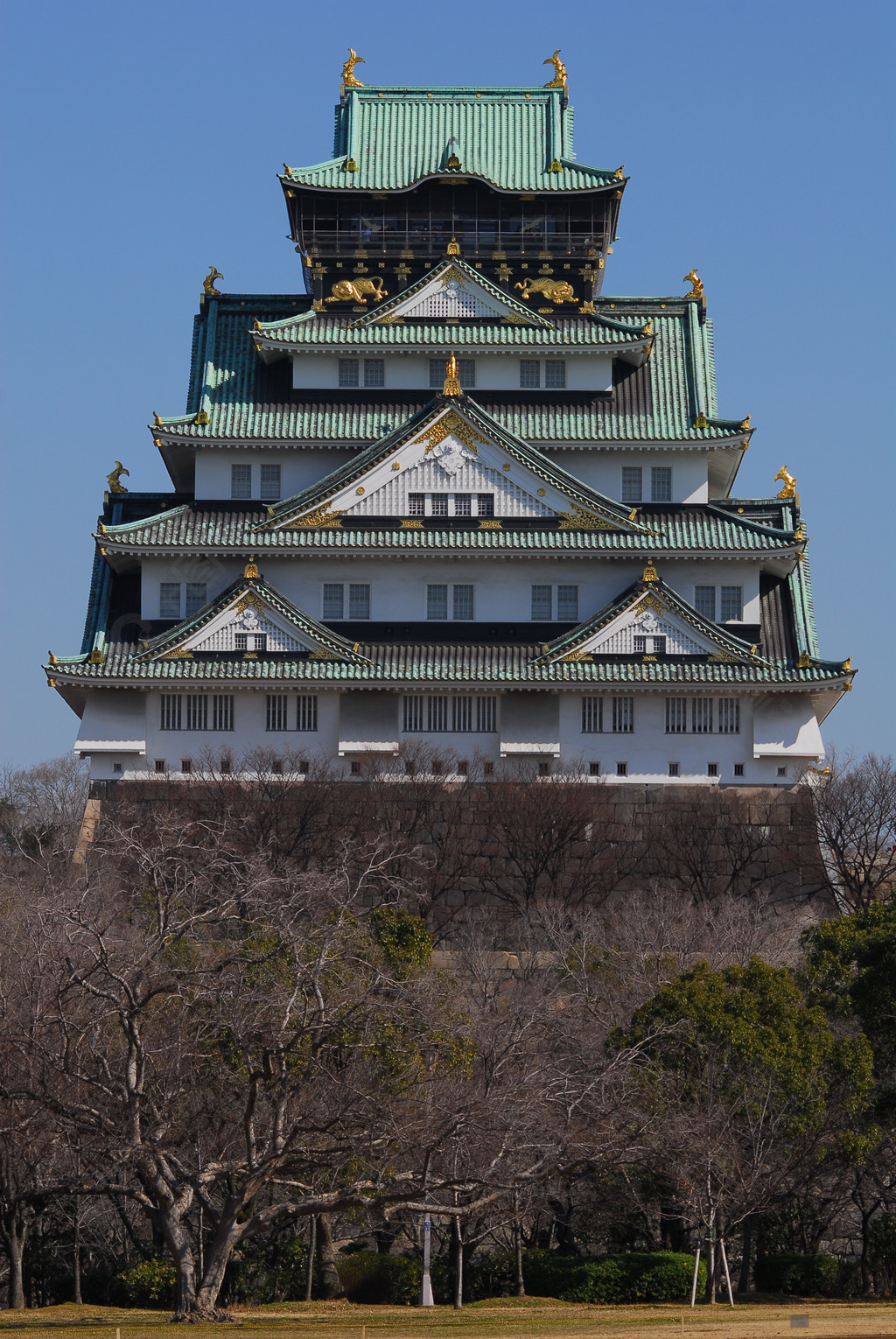 日本大阪府大阪市spot大阪城