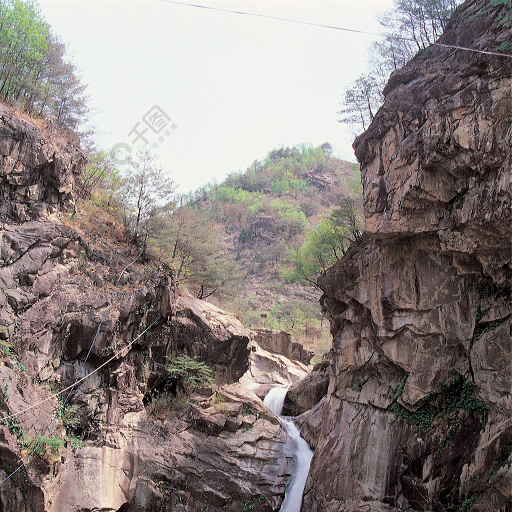 大自然户外白天树木野地山水风景高山撇