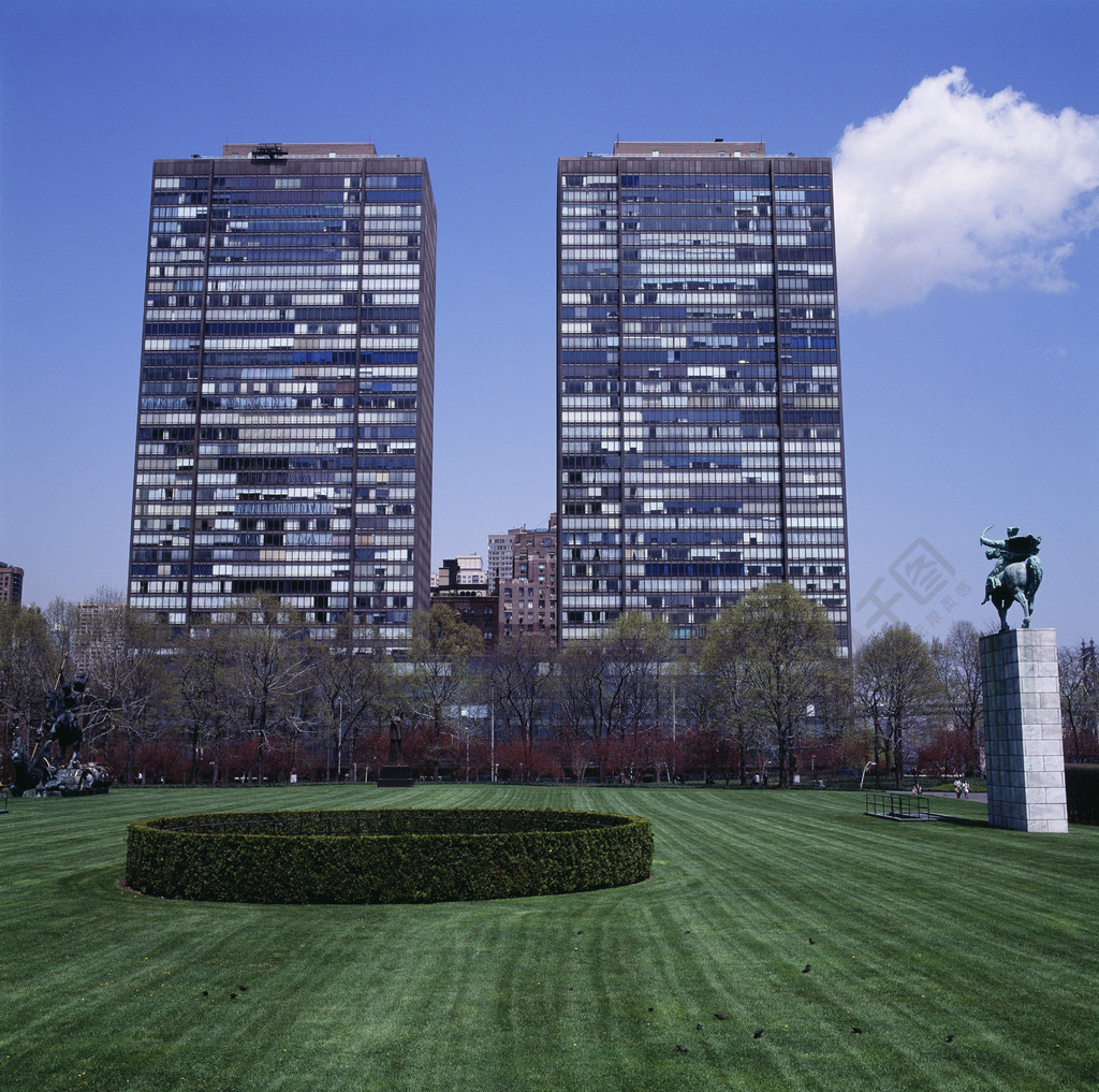 大学城市摩天大楼体系结构城市建设建筑天际线城市景观办公室市区现代