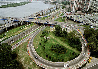 運輸旅遊地標場景城市城市景觀公路電橋瀝青河建築旅程公路旅行全景