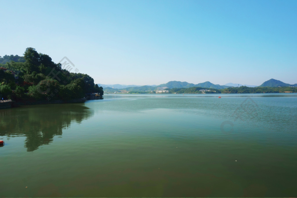 风景山水西湖海水湖水景色