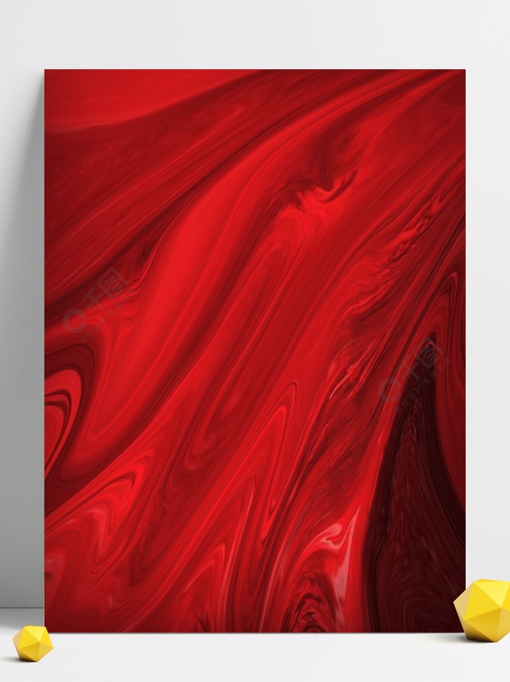 原创抽象流体红色背景1年前发布