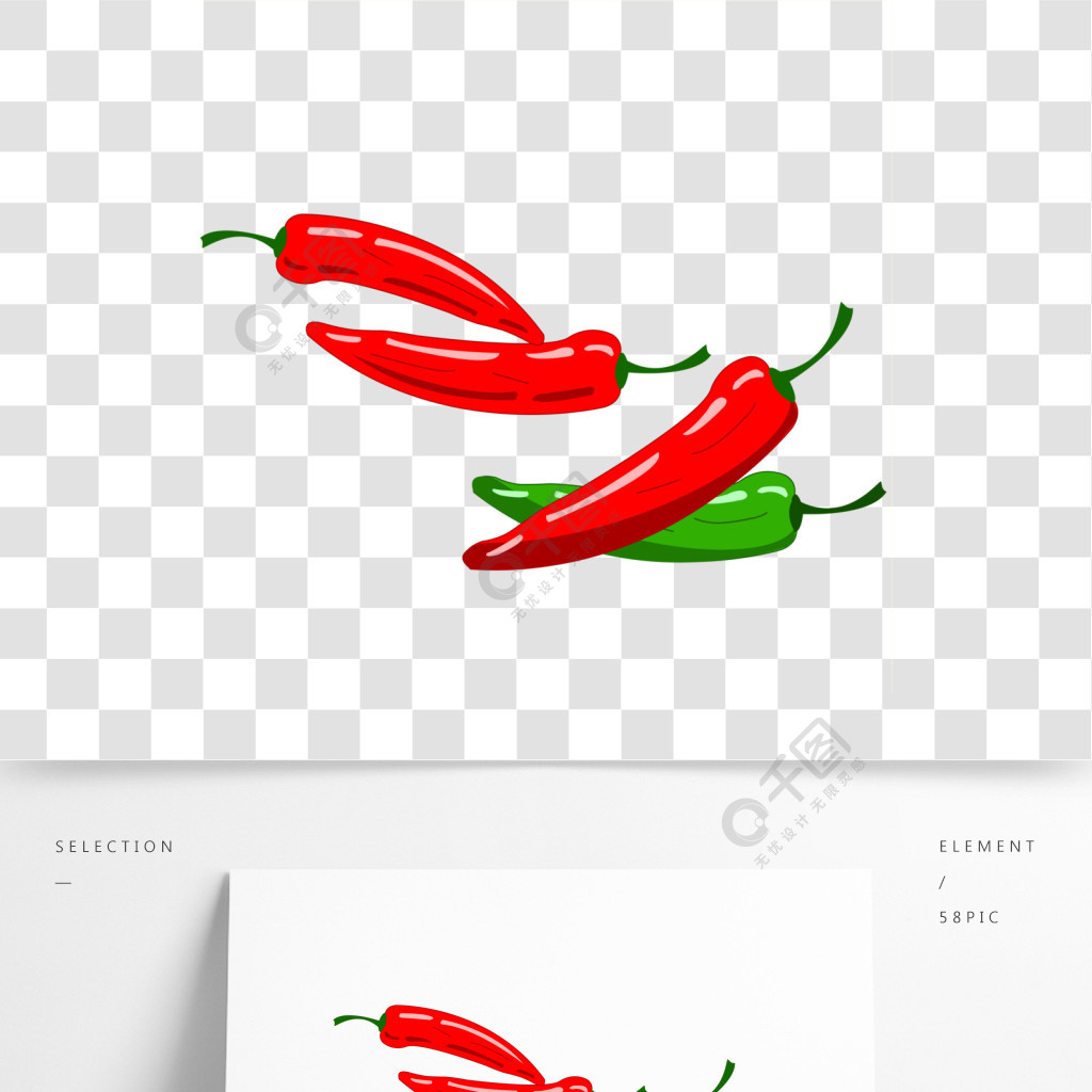 手绘辣椒图片素材