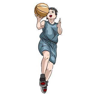 漫画男生打篮球图片图片