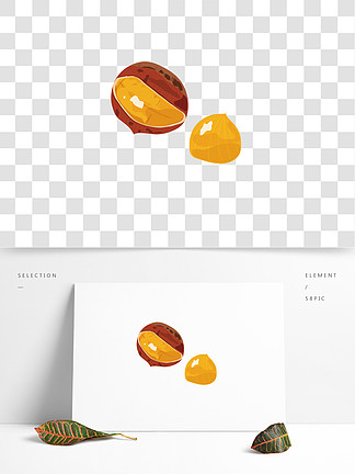 栗子卡通設計素材免費下載_栗子卡通設計圖片-千圖平面設計