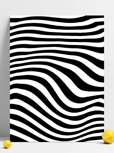84黑白卡通斑马纹背景素材51842斑马条纹图案