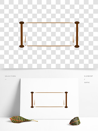 卷軸畫軸設計素材免費下載_卷軸畫軸設計圖片-千圖平面設計