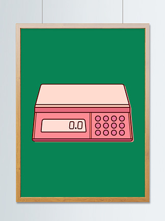 电子秤简笔画 颜色图片