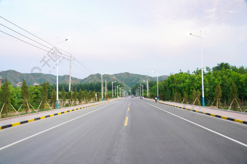 公路馬路道路攝影圖