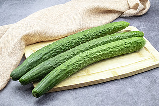 新鲜蔬菜黄瓜摄影图素材