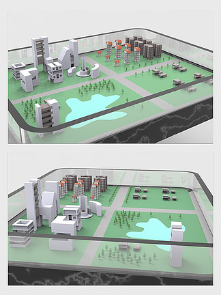 沙盤售樓部3d模型