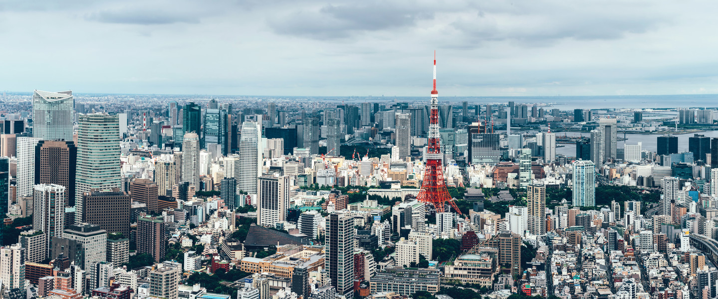 东京城市 全景图片