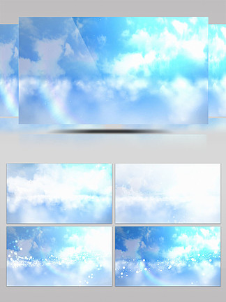 天空<i>云</i>层穿梭4K烟<i>雾</i>背景视频素材AE模板