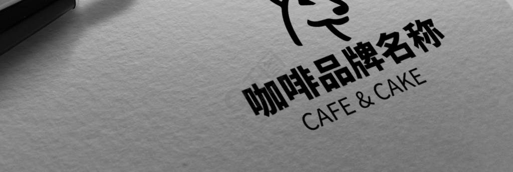 鹿角标志的咖啡图片