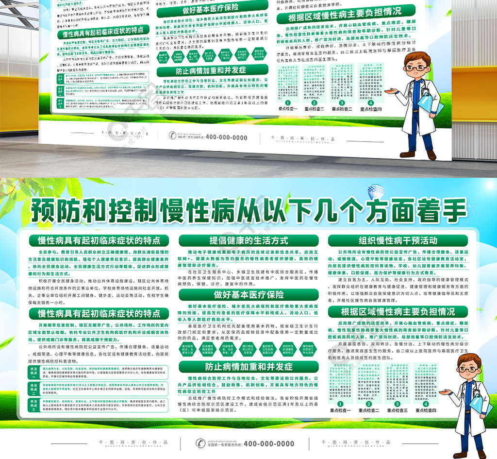 防控慢性病知识宣传栏1年前发布