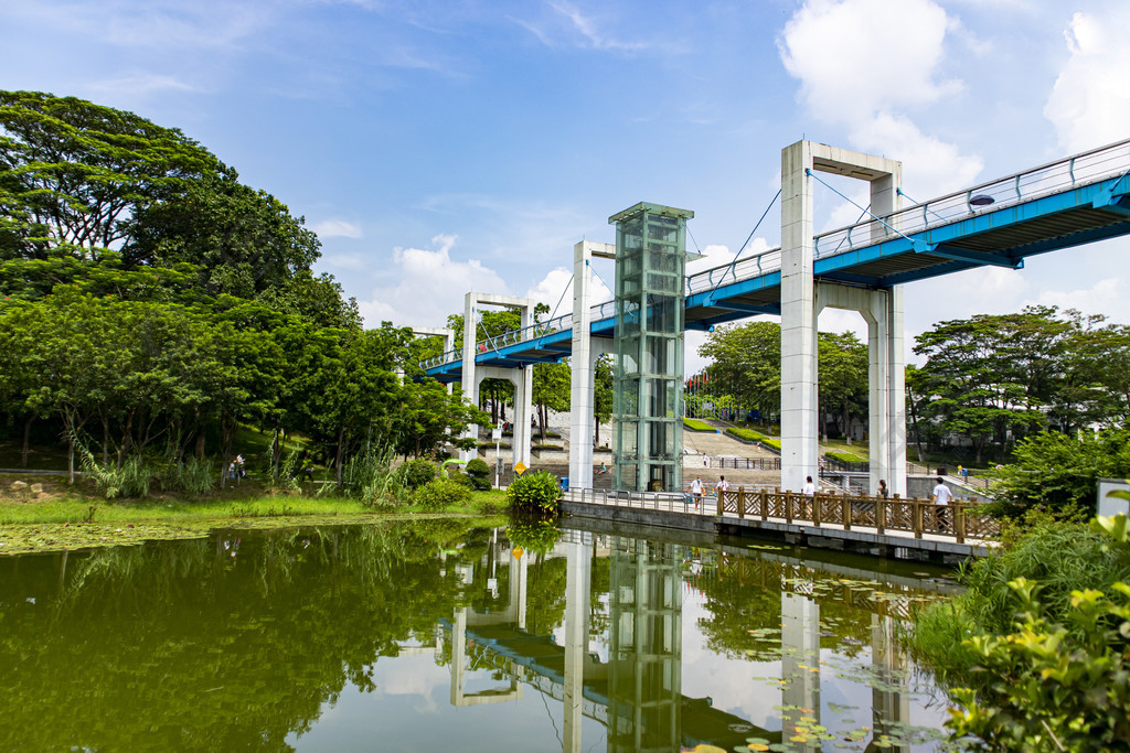 亚运公园景观桥图片