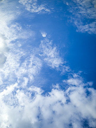 高清實拍藍天白雲天空貼圖紋理攝影素材