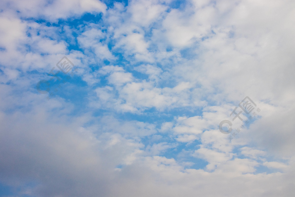 自然風景藍天白雲天空高清背景圖