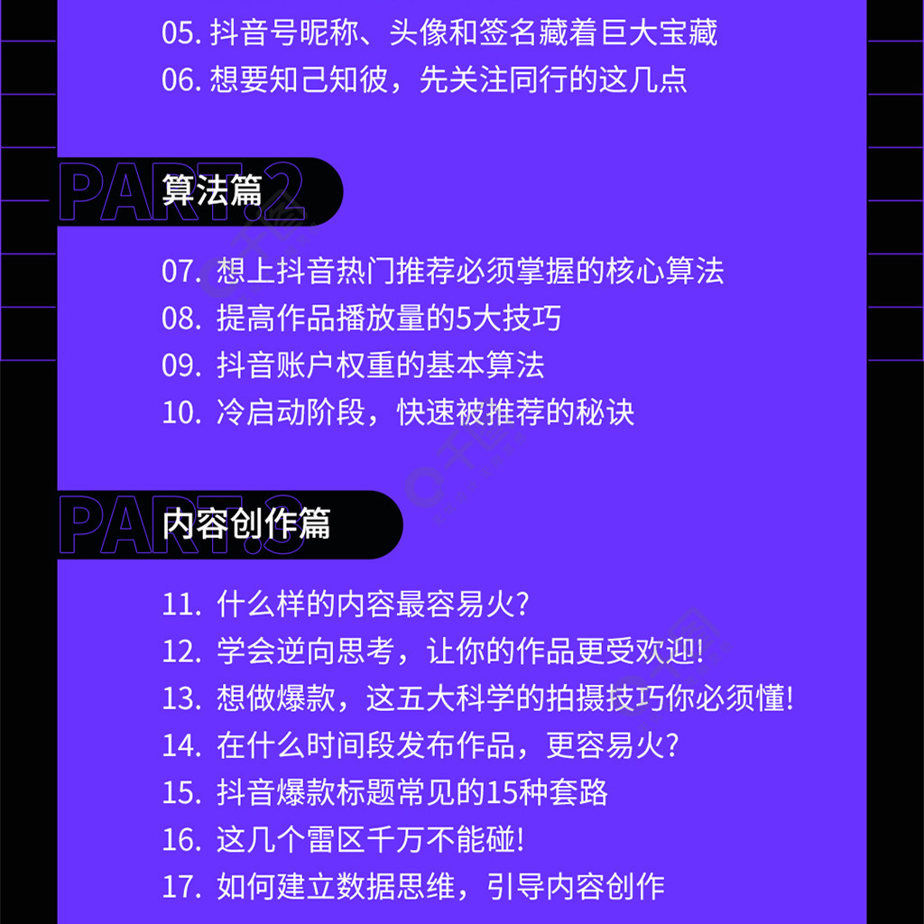 打造月入5萬的抖音號課程詳情頁活動詳情頁