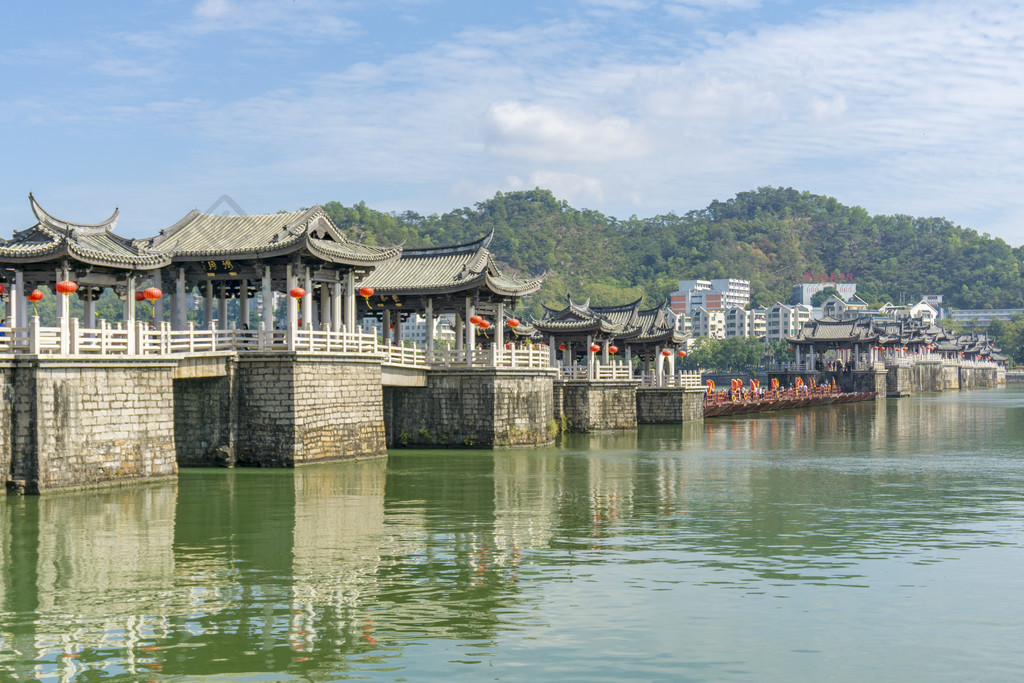 广济桥全景图片