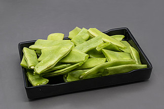 绿色蔬菜扁豆高清摄影图素材