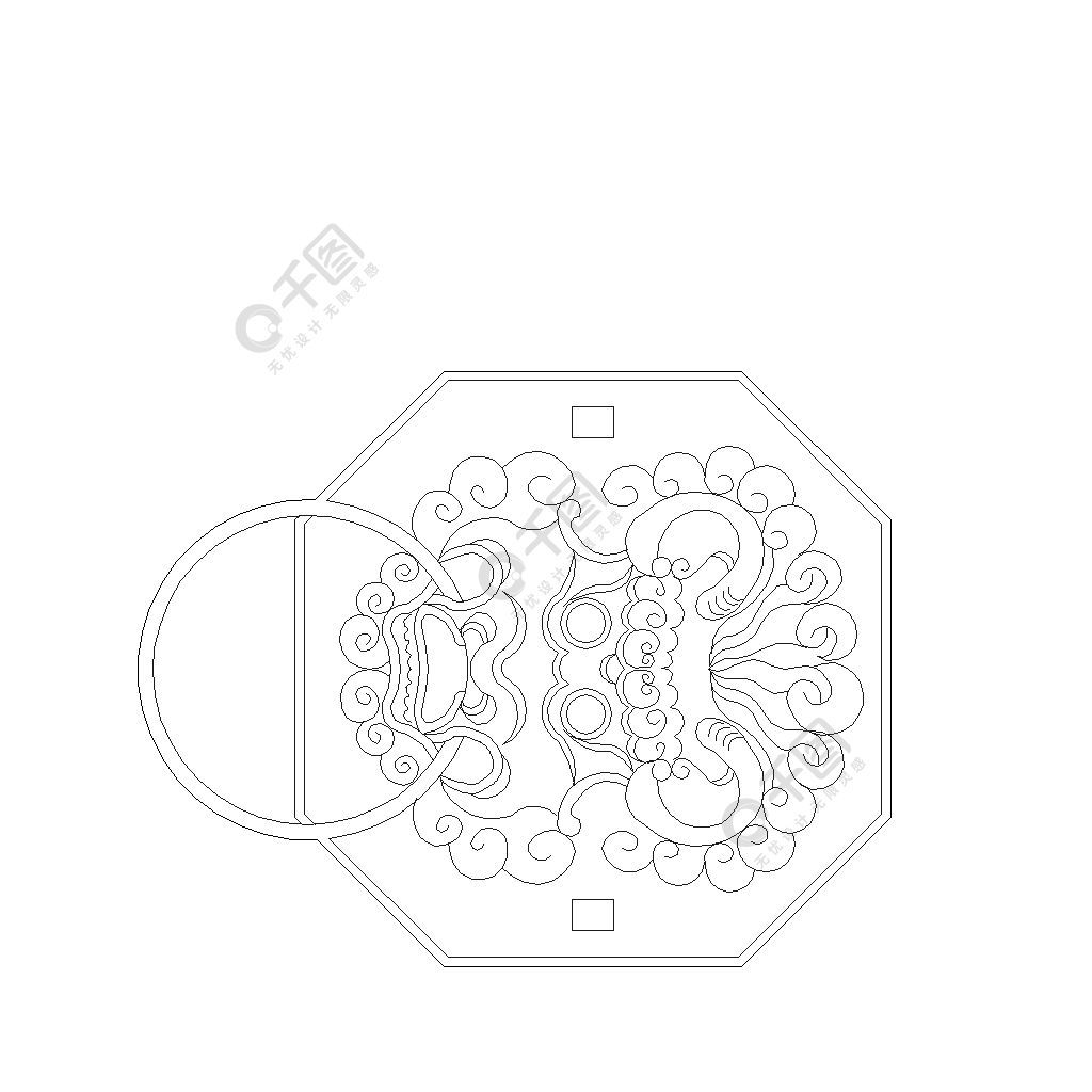 中式古典門環獸頭拉手