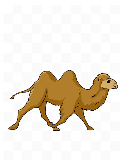 骆驼卡通图案怎么画图片
