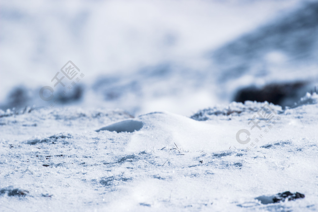 下雪天实景雪地实拍大雪