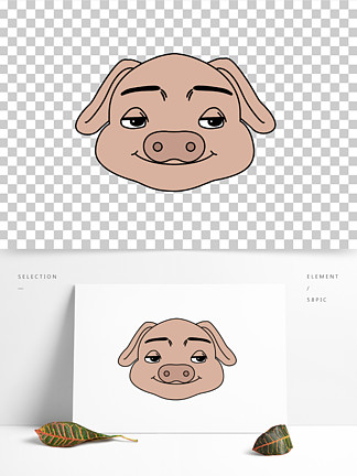 【卡通豬頭可愛】圖片免費下載_卡通豬頭可愛素材_卡通豬頭可愛模板