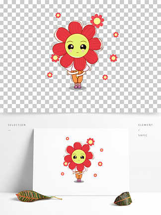 【小紅花卡通】圖片免費下載_小紅花卡通素材_小紅花卡通模板-千圖網