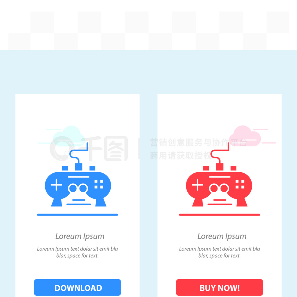 Ϸ̣ƵXboxPlayStationɫͺɫزWeb Widget Card Template