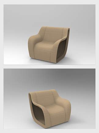 3d<i>沙</i>发模型单人设计感<i>沙</i>发座椅模型