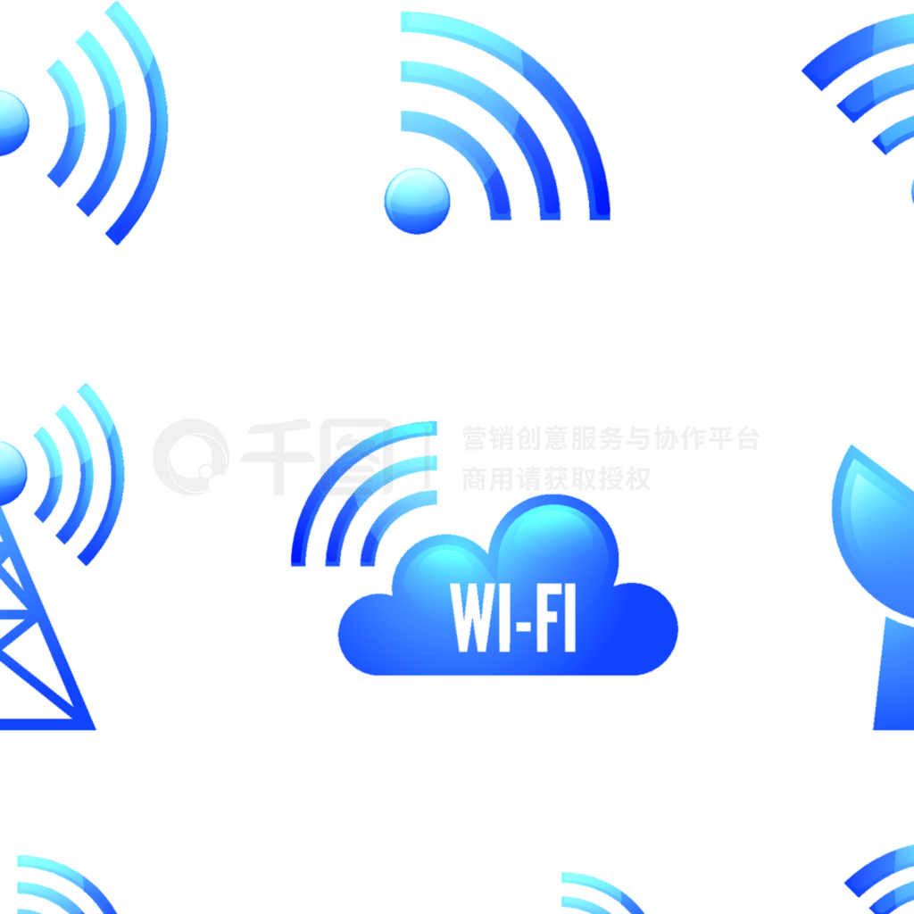 һ鲻ͬwifiͼͰɫϵķӣwifi