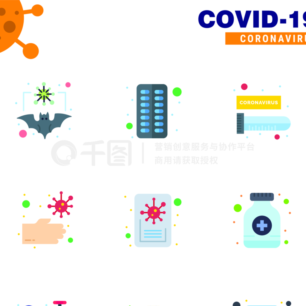 Covid-19״Pendamic 9ƽɫͼ꼯ţ֣ҩ裬״2019-novʸԪ