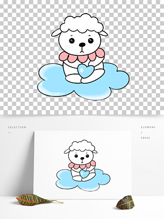 【可愛小羊卡通】圖片免費下載_可愛小羊卡通素材_可愛小羊卡通模板